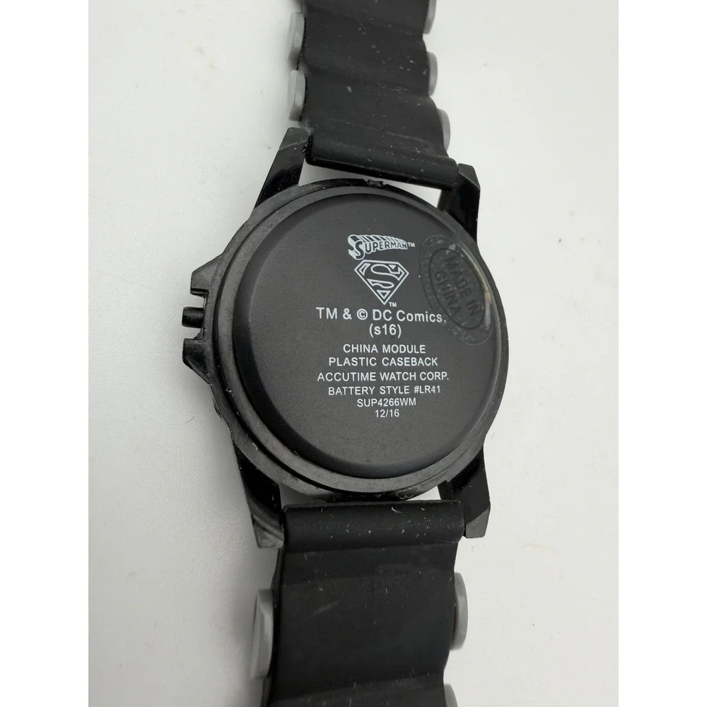 Boys Black & Gray Superman Digital Watch